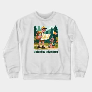 United by Adventure, Orienteering Crewneck Sweatshirt